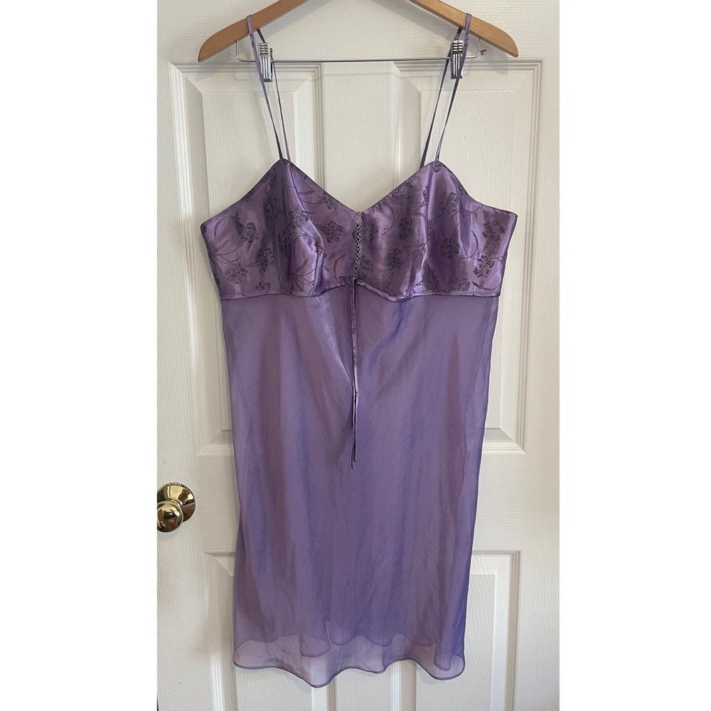 Light Purple Vintage Slip Dress Ashley Stewart Lingerie Babydoll Plus Size 90s